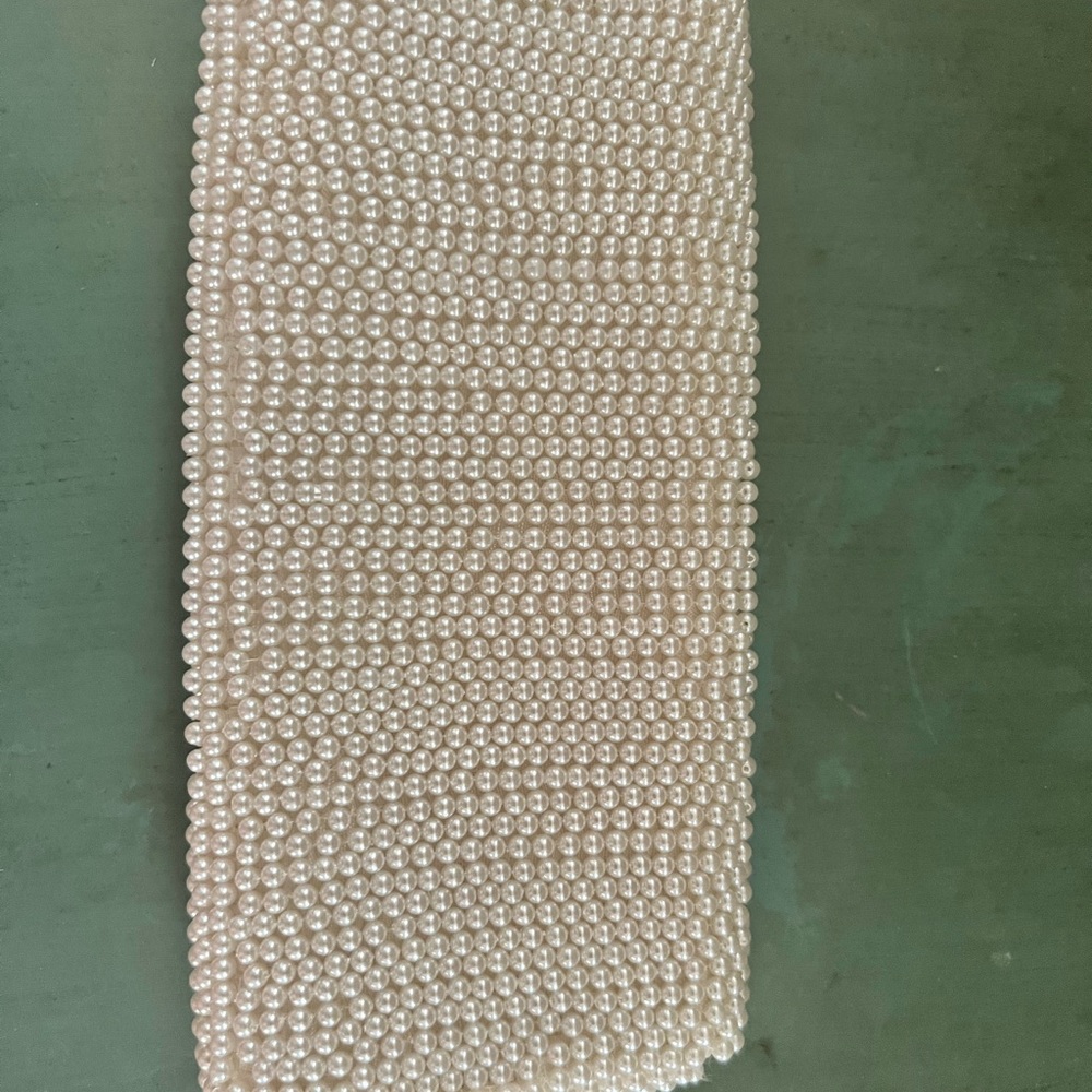 VTG  Beaded Pearl Clutch Bag Clutch - Picture 2 of 11